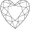 HEART Diamond Shapes